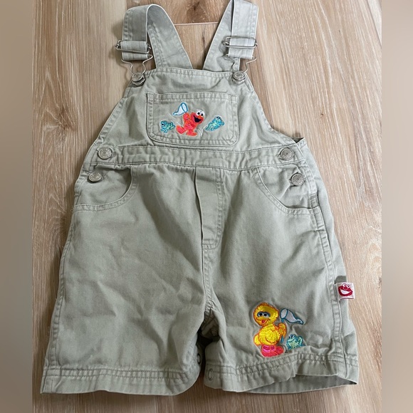 Vintage Sesame Street Shortalls